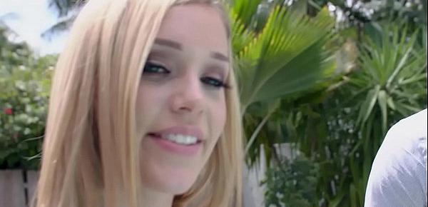  Young teen eyes up BBC for a good afternoon romp - Kali Roses
